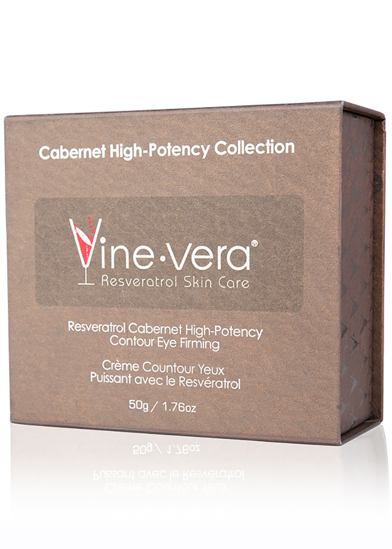 cabernet high potency contour eye firming cream in case