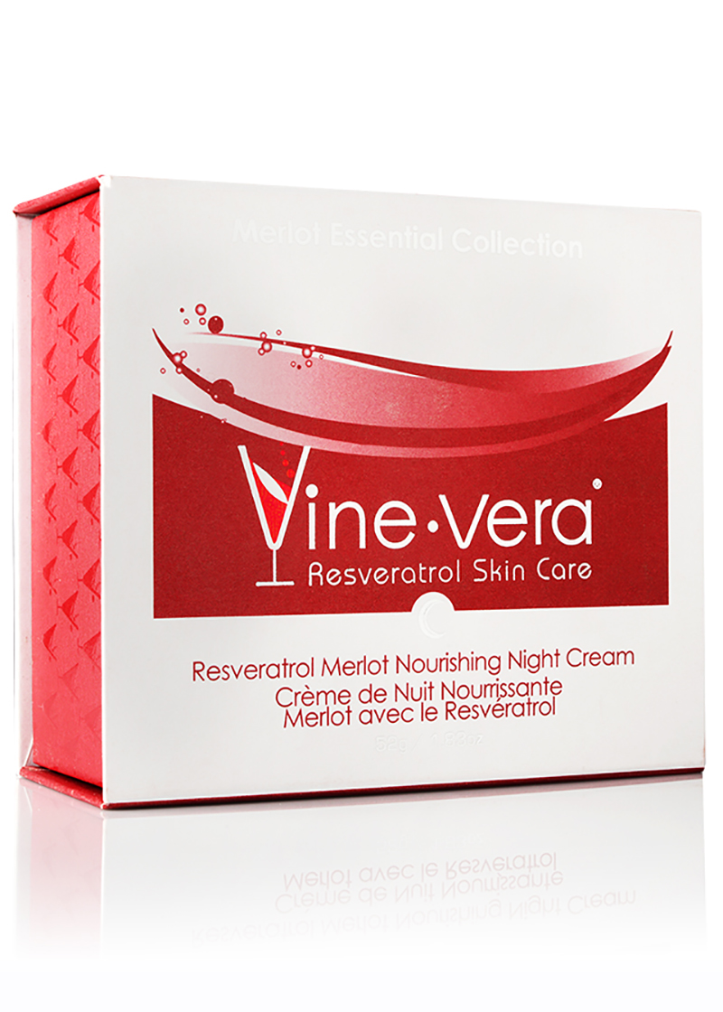 Resveratrol Nourishing Night Cream in its case